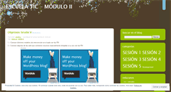 Desktop Screenshot of escuelaticmodulo2.wordpress.com
