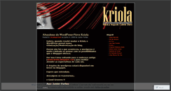 Desktop Screenshot of kriola.wordpress.com