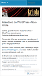 Mobile Screenshot of kriola.wordpress.com