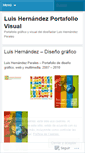 Mobile Screenshot of luishernandezportafolio.wordpress.com