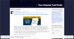 Desktop Screenshot of findfundsblog.wordpress.com