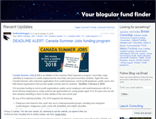 Tablet Screenshot of findfundsblog.wordpress.com