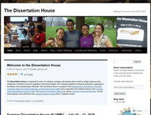 Tablet Screenshot of dissertationhouse.wordpress.com