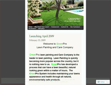 Tablet Screenshot of greenpro1.wordpress.com