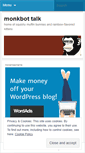 Mobile Screenshot of monkbot.wordpress.com