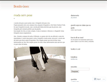 Tablet Screenshot of bonitoisso.wordpress.com