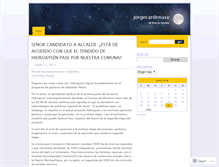Tablet Screenshot of jorgecardenasv.wordpress.com