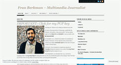 Desktop Screenshot of franberkman.wordpress.com