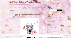 Desktop Screenshot of nuitrucsakura.wordpress.com