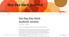 Desktop Screenshot of gethaydayhackandroid.wordpress.com