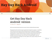 Tablet Screenshot of gethaydayhackandroid.wordpress.com