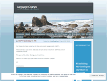 Tablet Screenshot of languageusc.wordpress.com