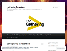Tablet Screenshot of gathering2awaken.wordpress.com