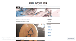 Desktop Screenshot of gracecurran.wordpress.com