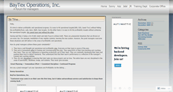 Desktop Screenshot of bayops.wordpress.com