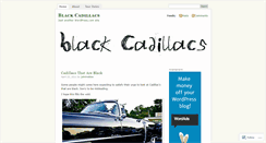 Desktop Screenshot of blackcadillacsmusic.wordpress.com