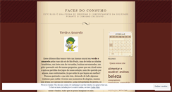 Desktop Screenshot of facesdoconsumismo.wordpress.com