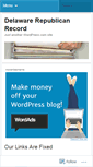 Mobile Screenshot of delawarerepublicanrecord.wordpress.com