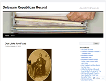 Tablet Screenshot of delawarerepublicanrecord.wordpress.com