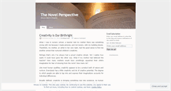 Desktop Screenshot of novelperspective.wordpress.com
