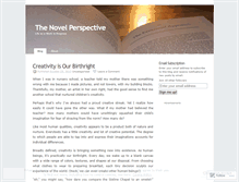 Tablet Screenshot of novelperspective.wordpress.com