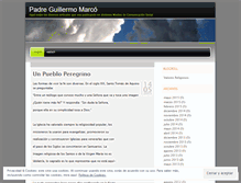 Tablet Screenshot of padreguillermomarco.wordpress.com