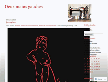 Tablet Screenshot of deuxmainsgauches.wordpress.com