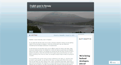 Desktop Screenshot of bengoestonorway.wordpress.com