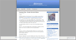 Desktop Screenshot of dkmnow.wordpress.com