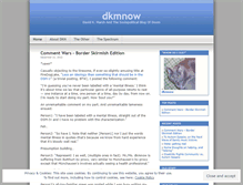 Tablet Screenshot of dkmnow.wordpress.com