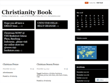 Tablet Screenshot of christianitybook.wordpress.com