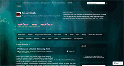 Desktop Screenshot of biladillah.wordpress.com