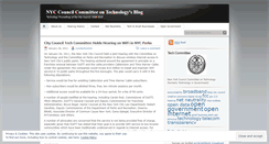 Desktop Screenshot of nycctechcomm.wordpress.com