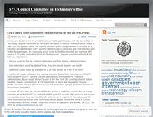 Tablet Screenshot of nycctechcomm.wordpress.com