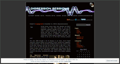 Desktop Screenshot of digressionsessions.wordpress.com