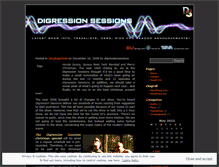Tablet Screenshot of digressionsessions.wordpress.com