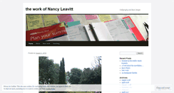 Desktop Screenshot of nancyruthleavitt.wordpress.com