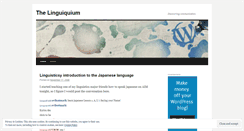 Desktop Screenshot of linguiquium.wordpress.com