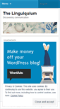 Mobile Screenshot of linguiquium.wordpress.com
