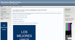 Desktop Screenshot of cocinamolecular.wordpress.com
