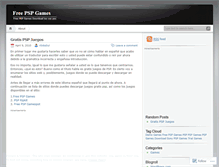 Tablet Screenshot of gratispsp.wordpress.com
