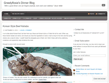 Tablet Screenshot of greedyrosie.wordpress.com