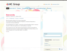 Tablet Screenshot of mcgroup.wordpress.com