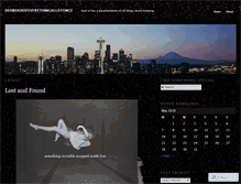 Tablet Screenshot of desirousofeverythingallatonce.wordpress.com
