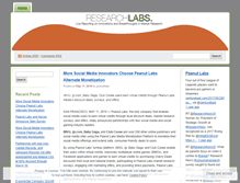 Tablet Screenshot of peanutlabs.wordpress.com