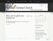 Tablet Screenshot of havasuchristian.wordpress.com