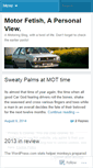 Mobile Screenshot of motorfetish.wordpress.com