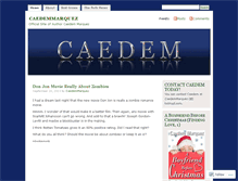 Tablet Screenshot of caedemmarquez.wordpress.com