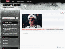 Tablet Screenshot of naysaynation.wordpress.com