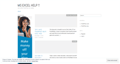 Desktop Screenshot of masterexcel.wordpress.com
